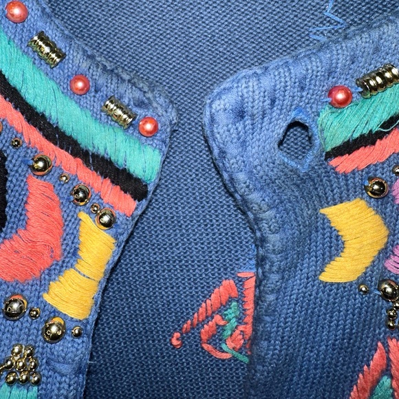 Michael Simon New York Egyptian themed sweater - Picture 4 of 5